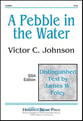 A Pebble in the Water SSA choral sheet music cover